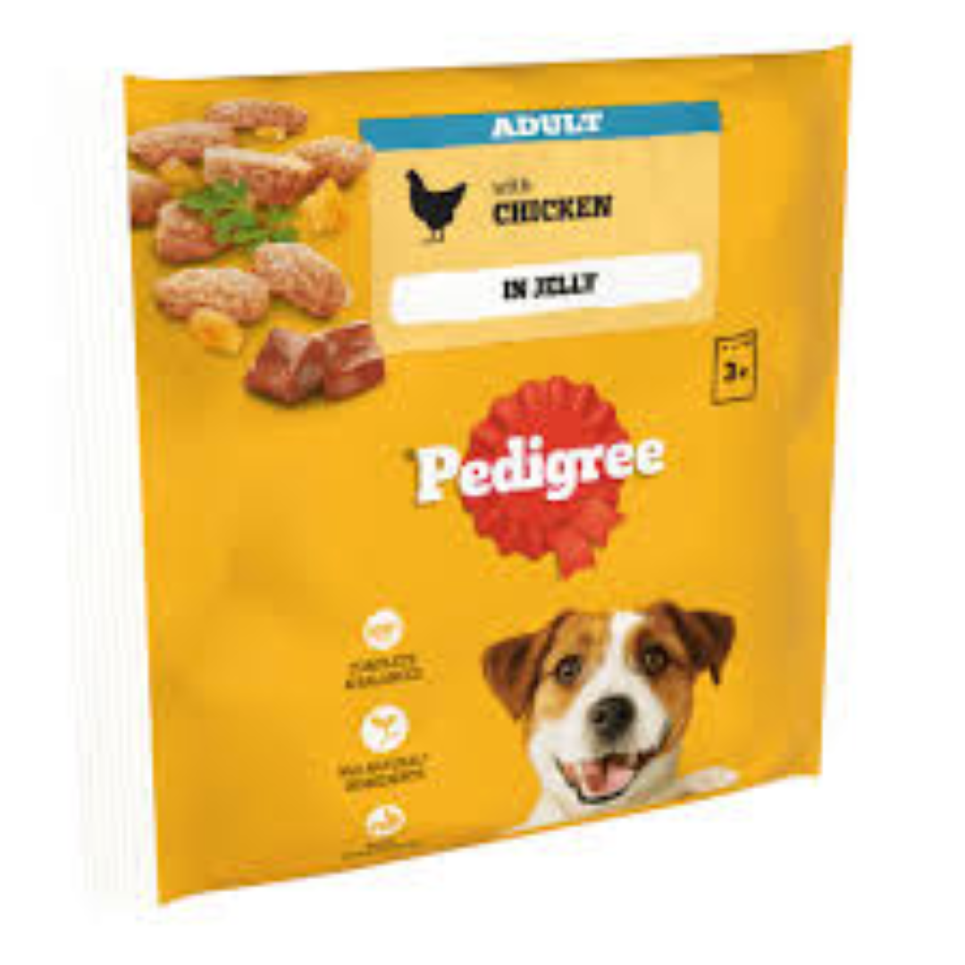 PEDIGREE POUCH ADULT CHICKEN IN JELLY 100G